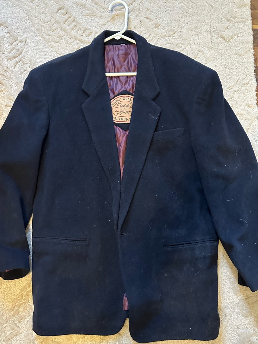 Perry Greer Men's Navy Sport Coat Blazer